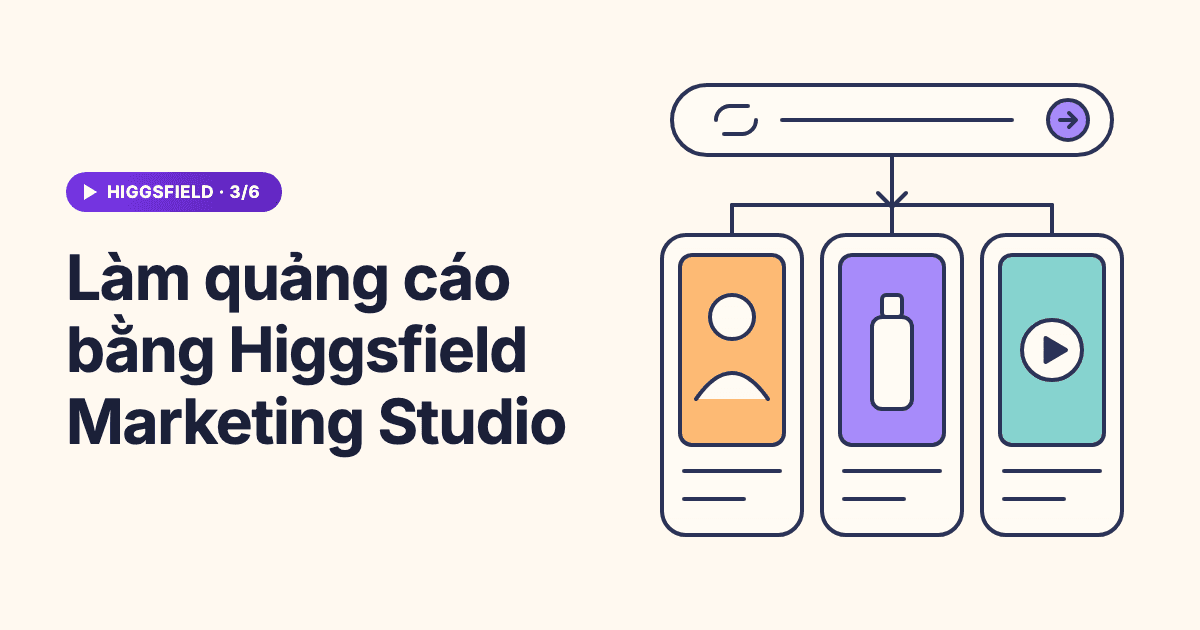 Higgsfield Marketing Studio: làm quảng cáo video từ link sản phẩm