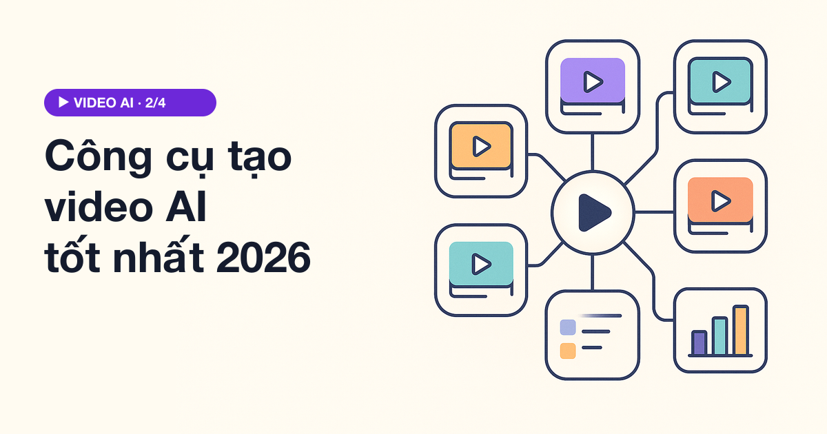 Các công cụ tạo video AI tốt nhất 2026: so sánh model và nền tảng